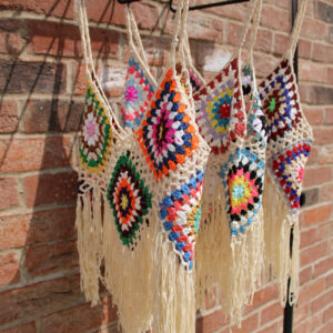 Quinn Tassel Crochet Crop Top