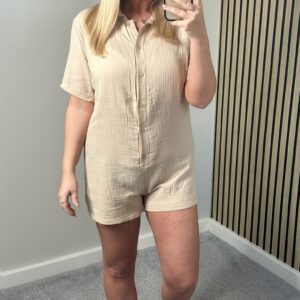 Arabella Cheesecloth Playsuit