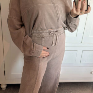 Olive Bomber Tracksuit Co Ord